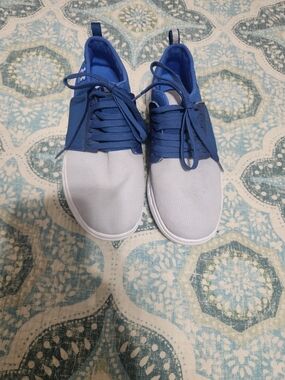 Under Armour Blue and Light Gray Men's Lace-Up Sneakers